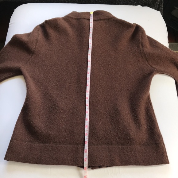 Suzanne Grae Lambswool Full Zip-up Sweater - Picture 10 of 11